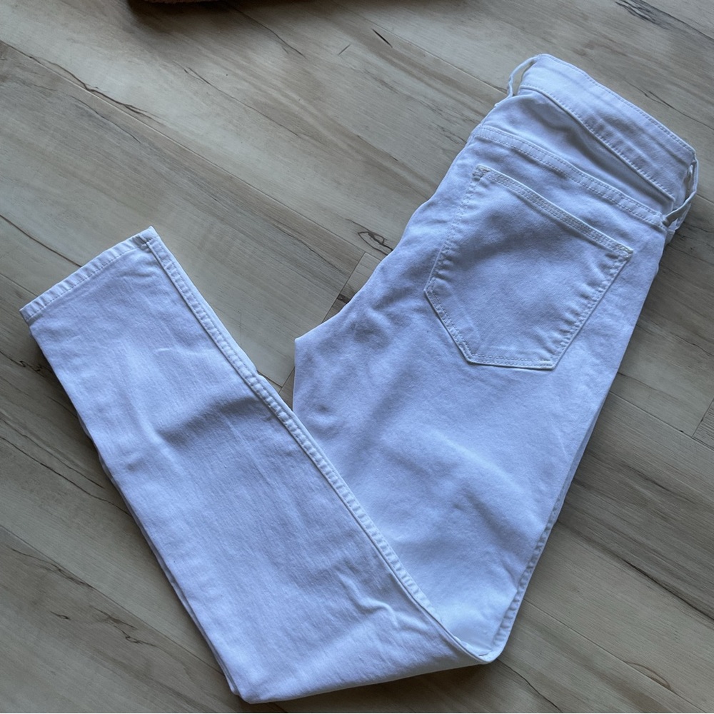 H&M Skinny Ankle White Denim